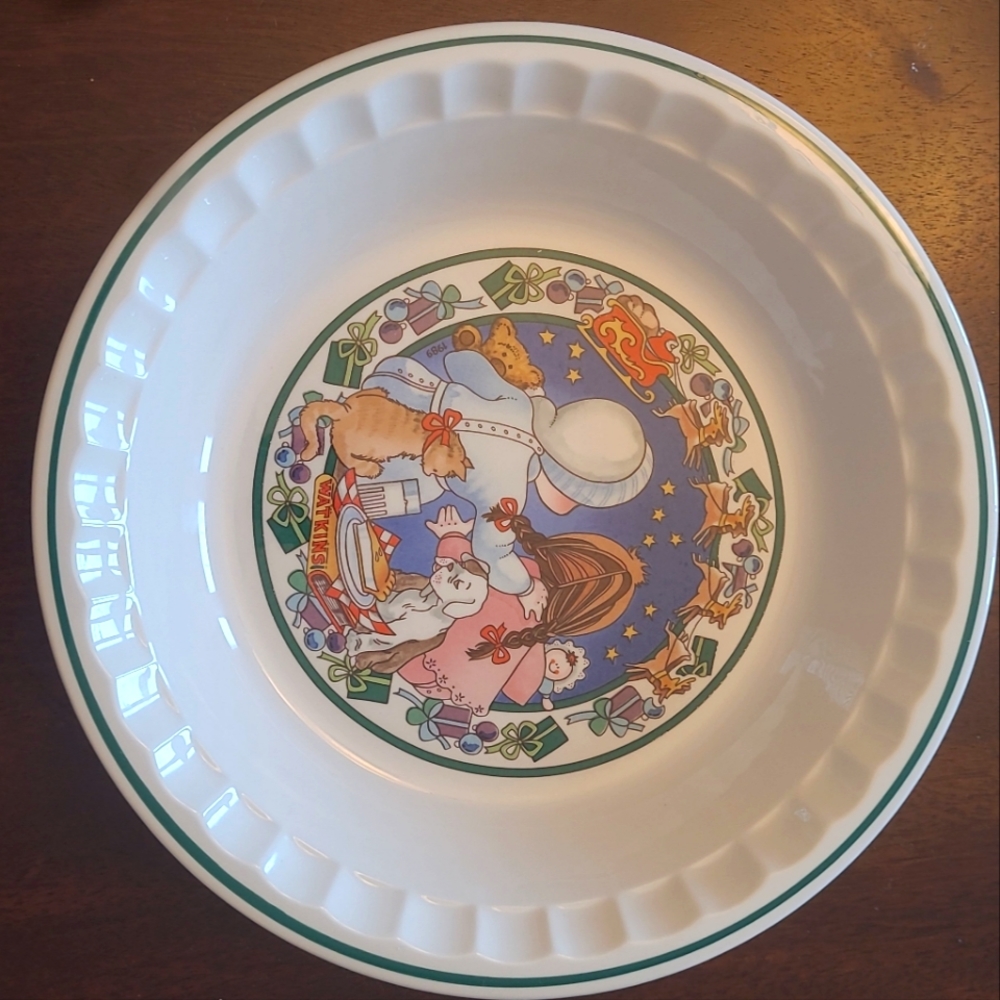 Watkins Country Kids Collectors Recipe Plate